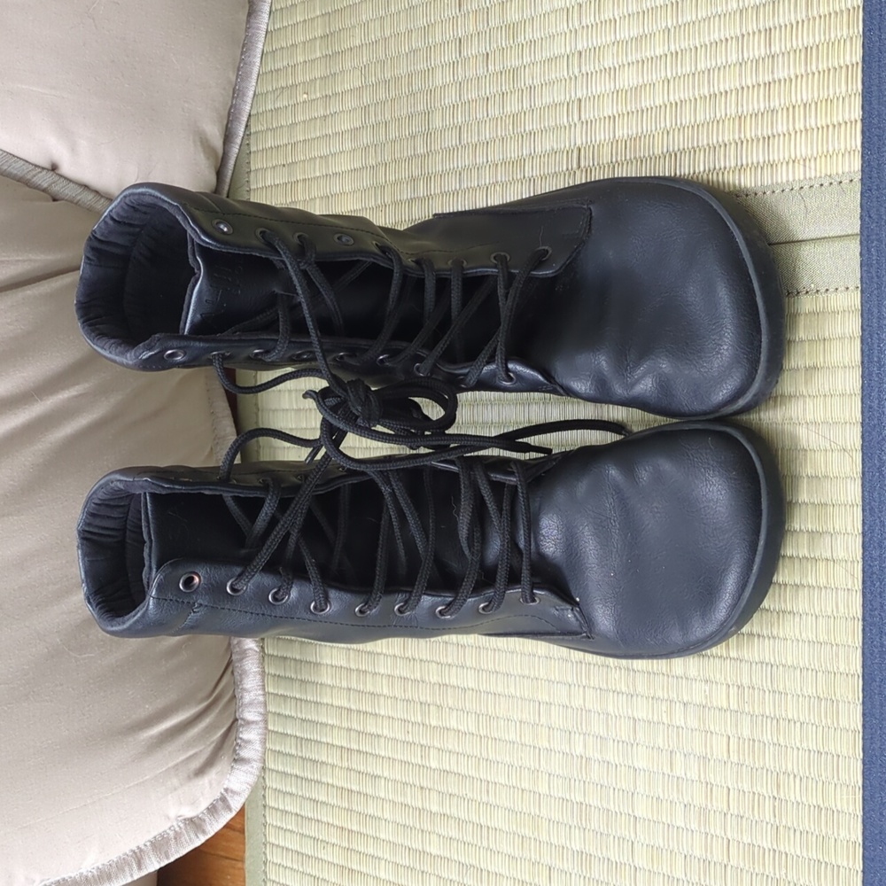 Ahinsa jaya black boot size 39 men and women